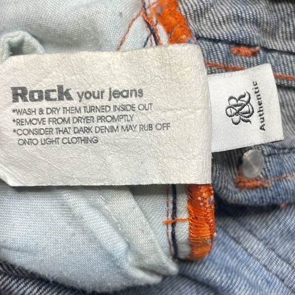 Rock & Republic Wide Leg Dark Wash Denim Jeans Size 26 - Picture 7 of 10